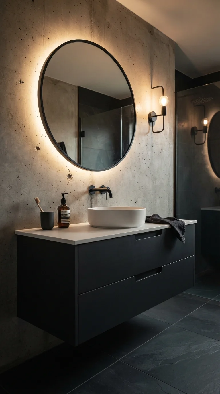 5. Matte Charcoal Minimalist Units