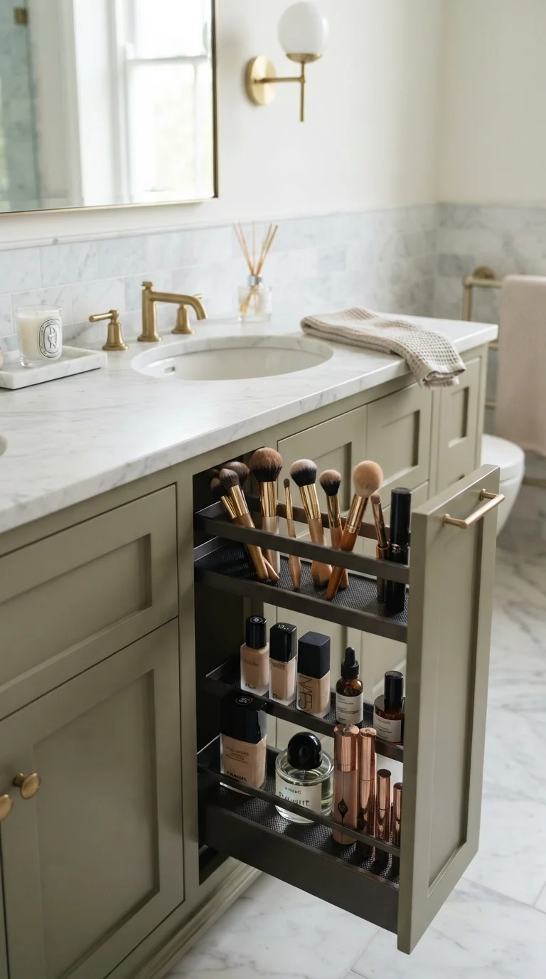5. Pull-Out Side Trays for Daily Essentials