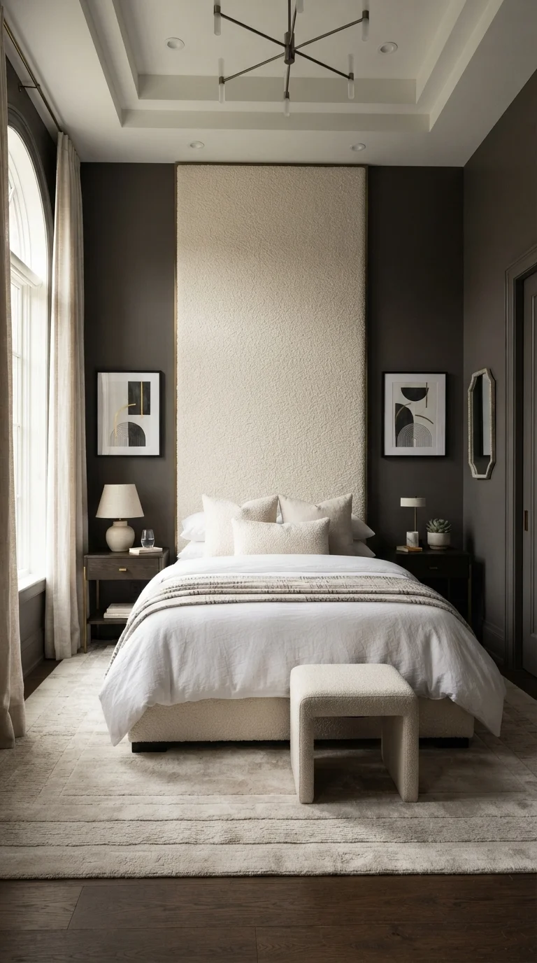 5. Statement Headboards for Architectural Character