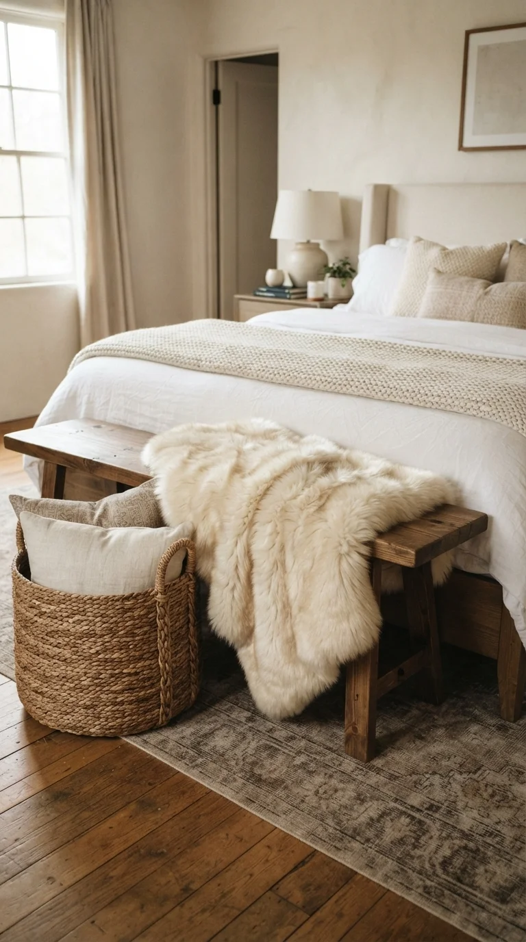 5. Textured Faux Fur Accents