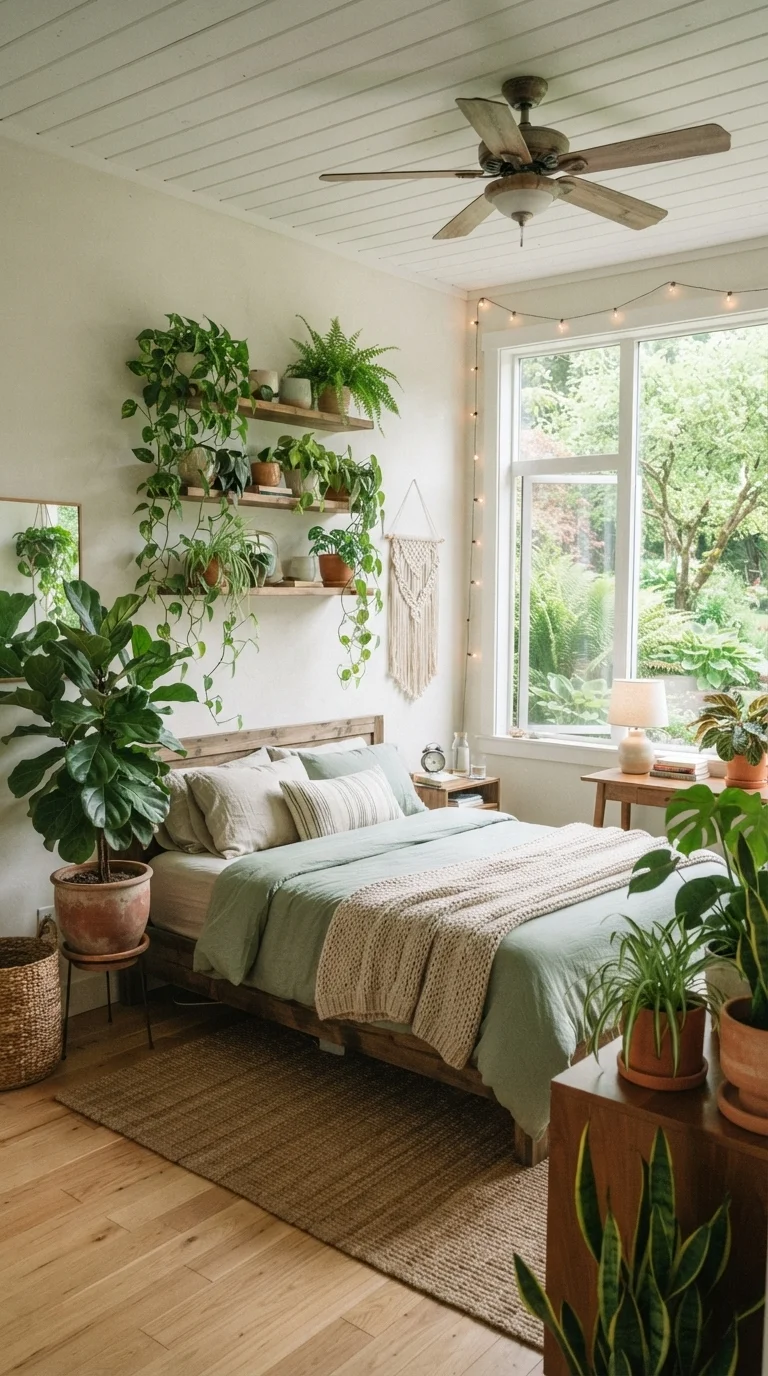 6. Biophilic Bedroom Retreats