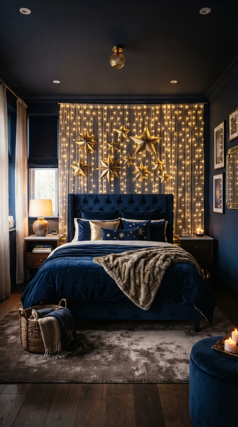 6. Celestial Starry Night Ceiling