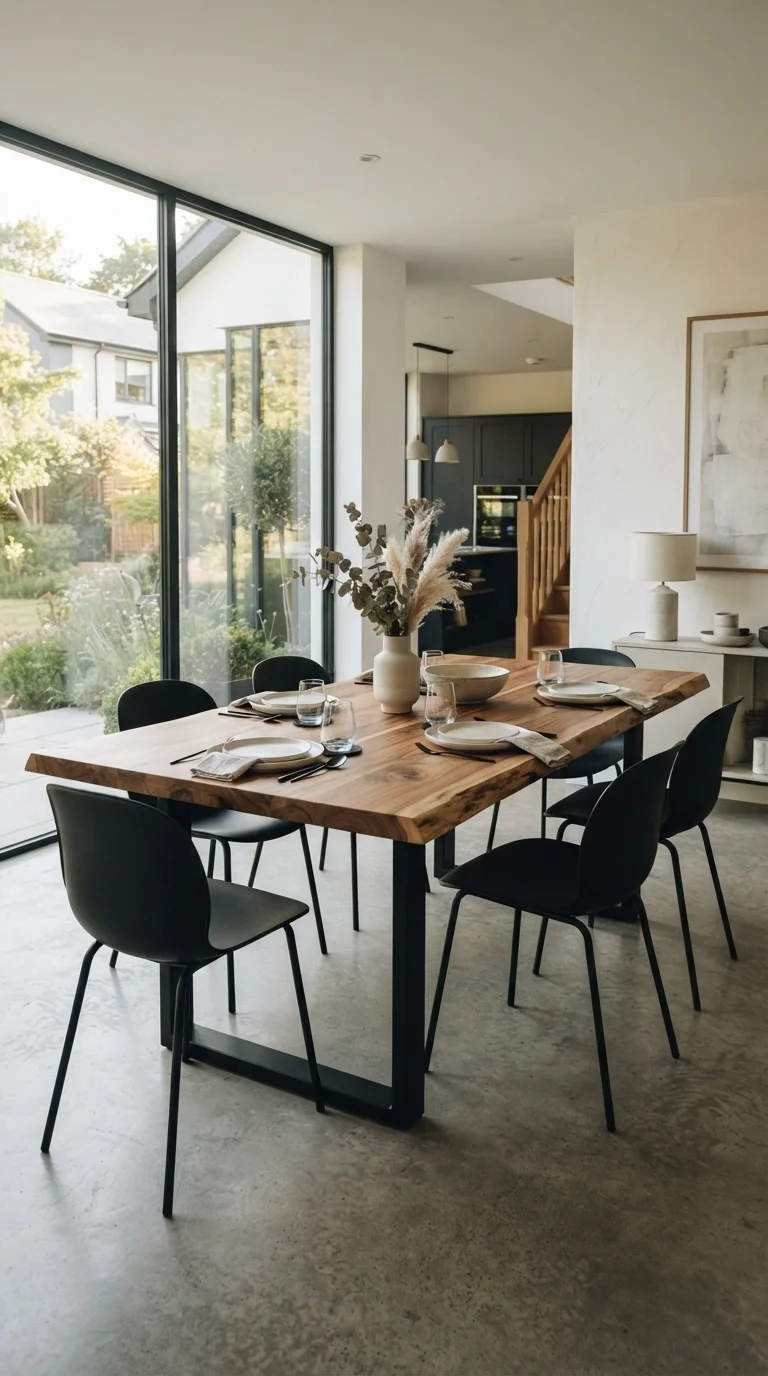 6. Mixed Material Dining Tables