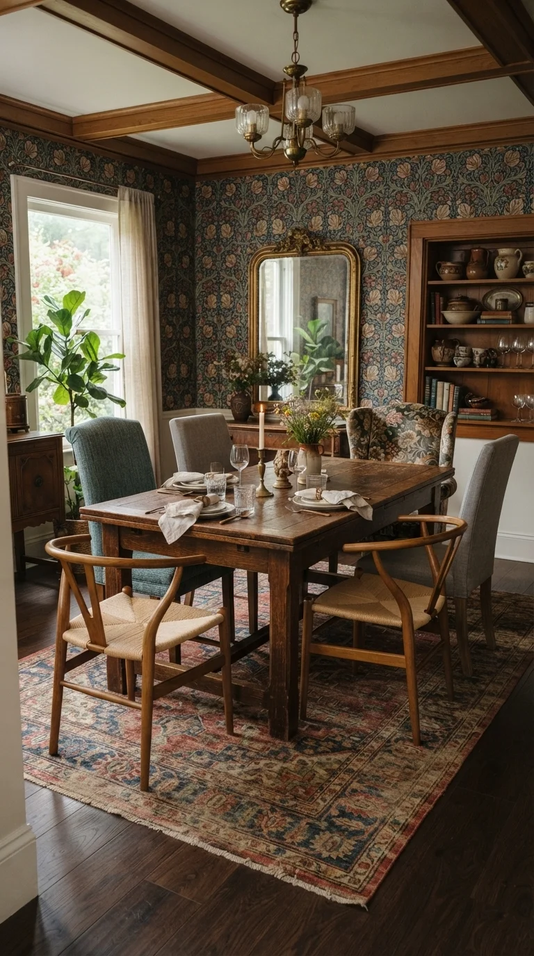 6. Mixed Seating and Casual Eclecticism