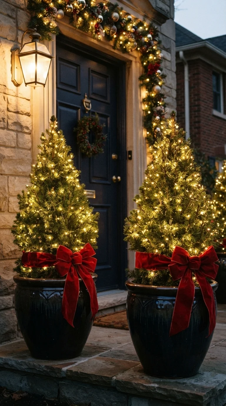 6. Potted Greenery Accents