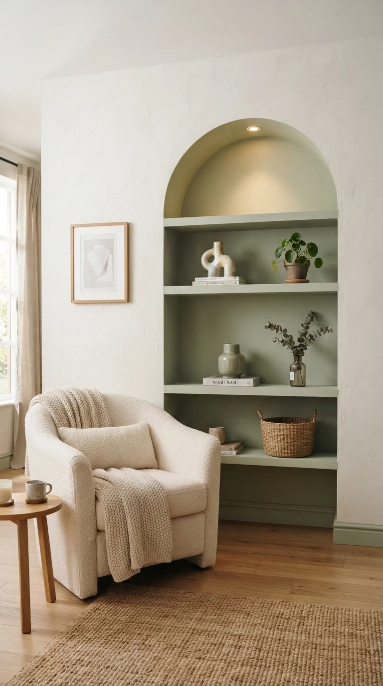 11 Cozy Living Room Wall Decoration Ideas 2026 6. Statement Architectural Archway