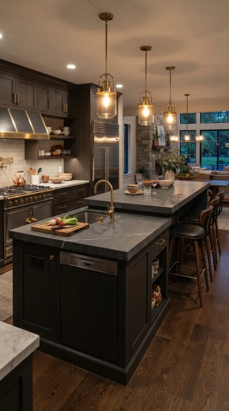 10 Kitchen Layout Ideas for 2026: Best Designs with Islands 6. The Multi-Level Tiered Island