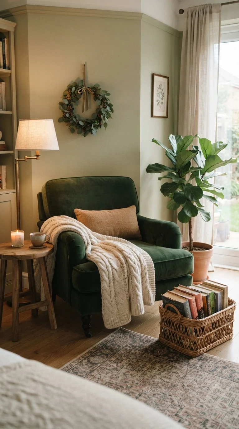 7. Cozy Reading Nook Setup