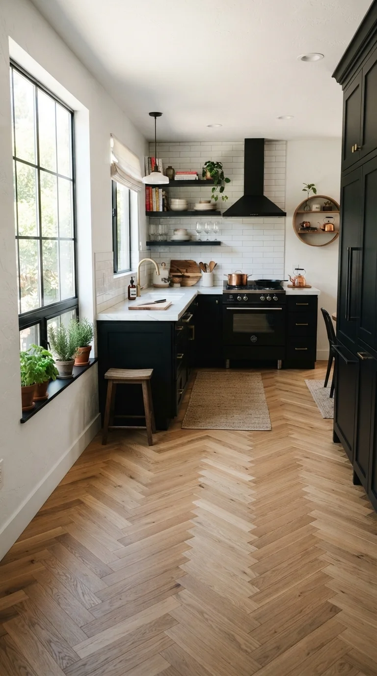 7. High-Contrast Flooring Choices