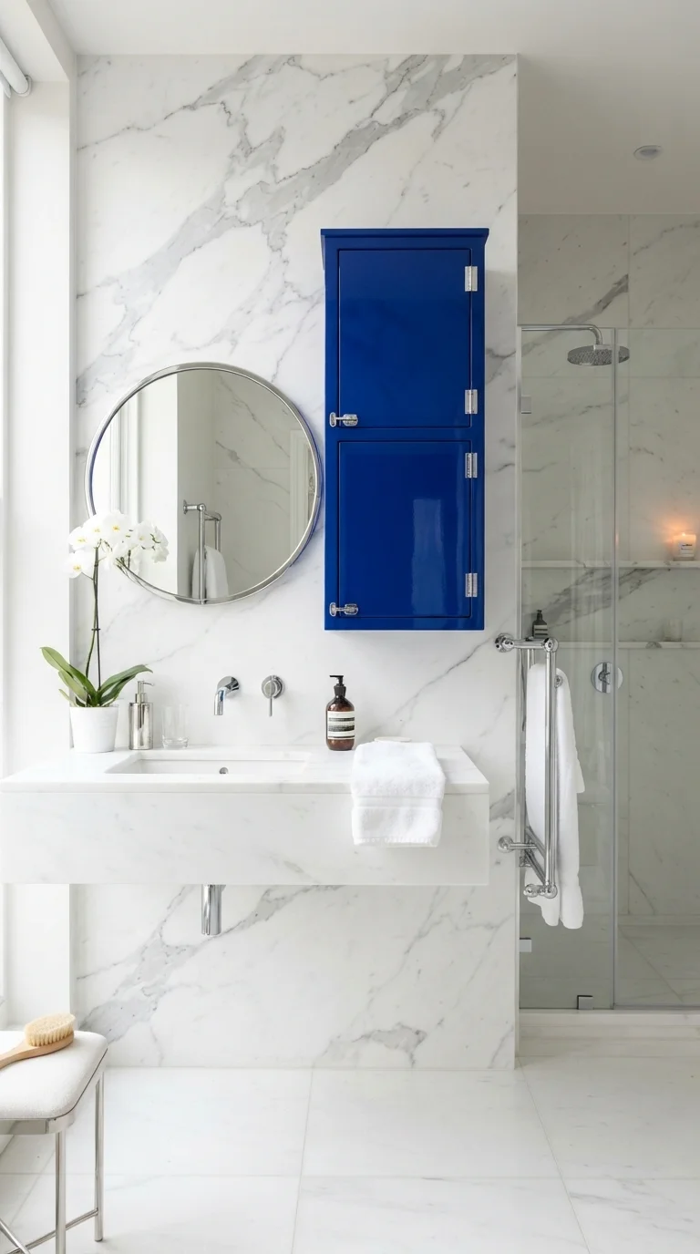 12 Kitchen Backsplash Ideas 2026 Modern White Cabinets 7. High-Gloss Lacquer Finishes