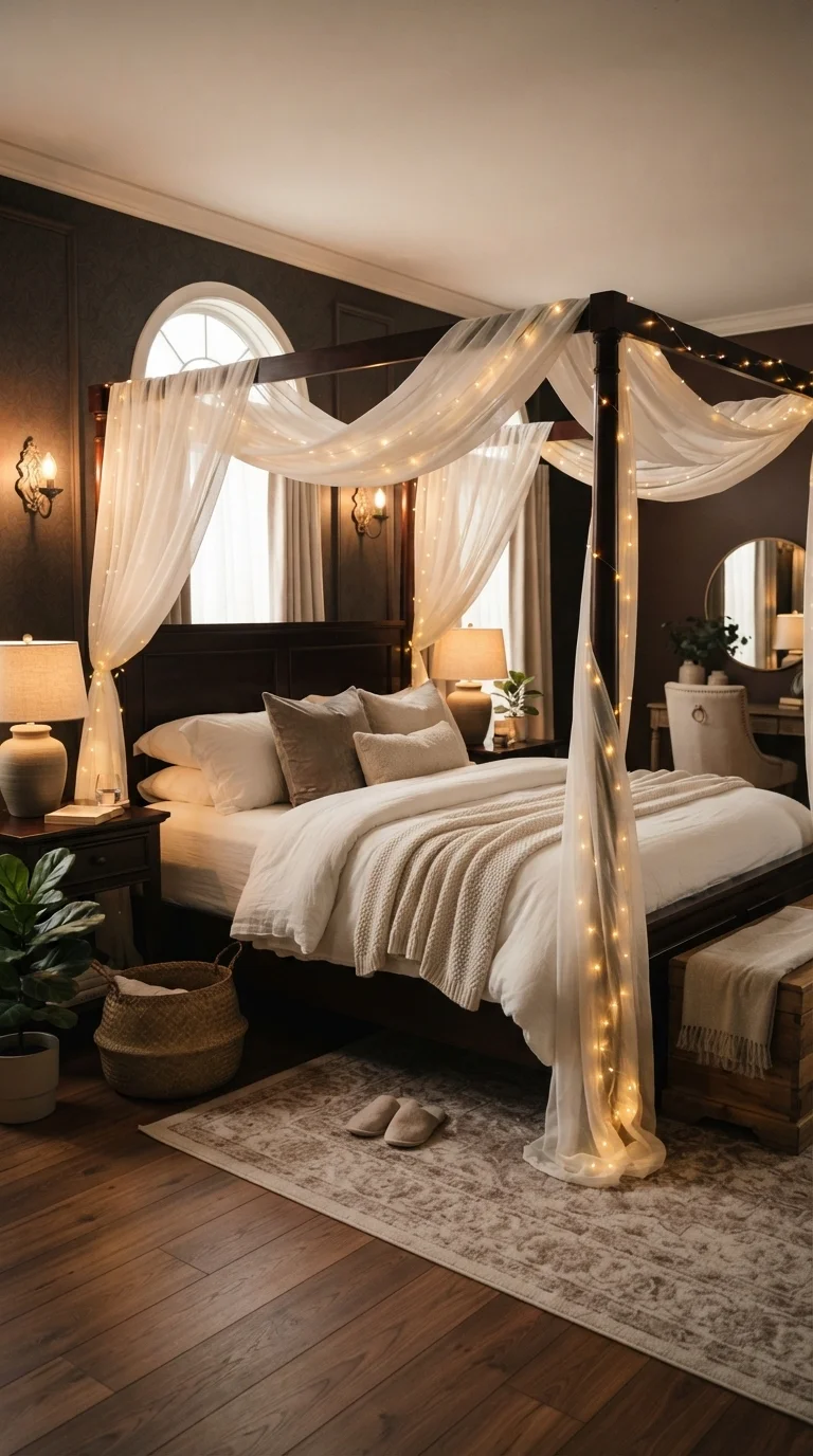 8. Canopy Bed Light Integration