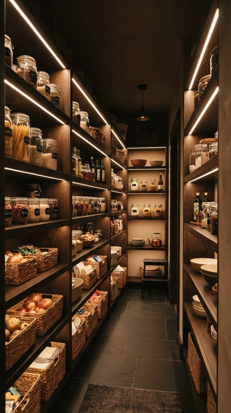 8. Integrated Task Lighting for Dark Corners