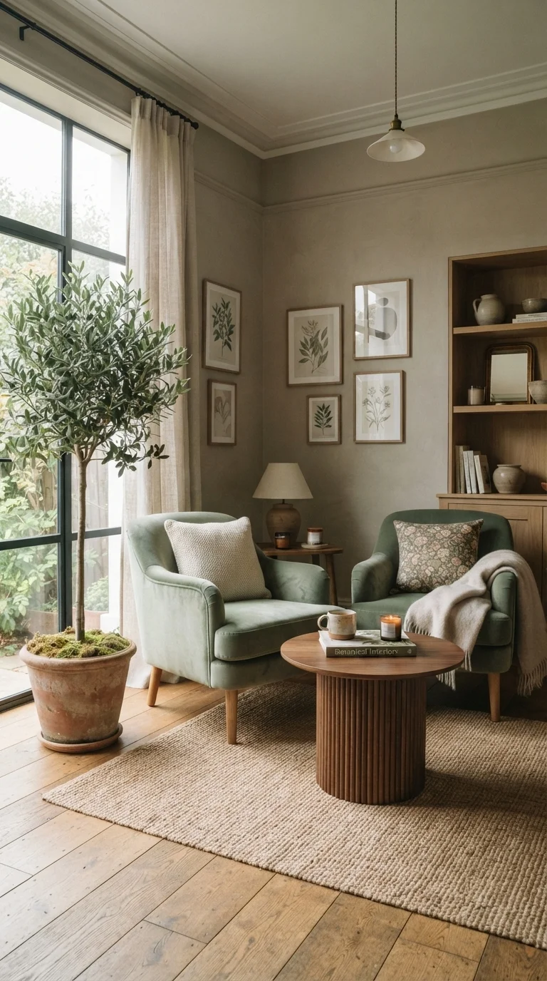 8. Mushroom Grey and Sage Green