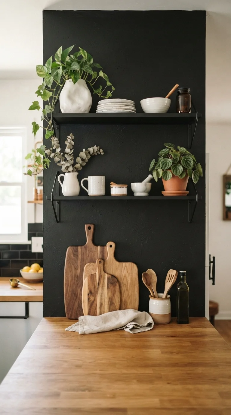 8. Open Shelving for Curated Decor