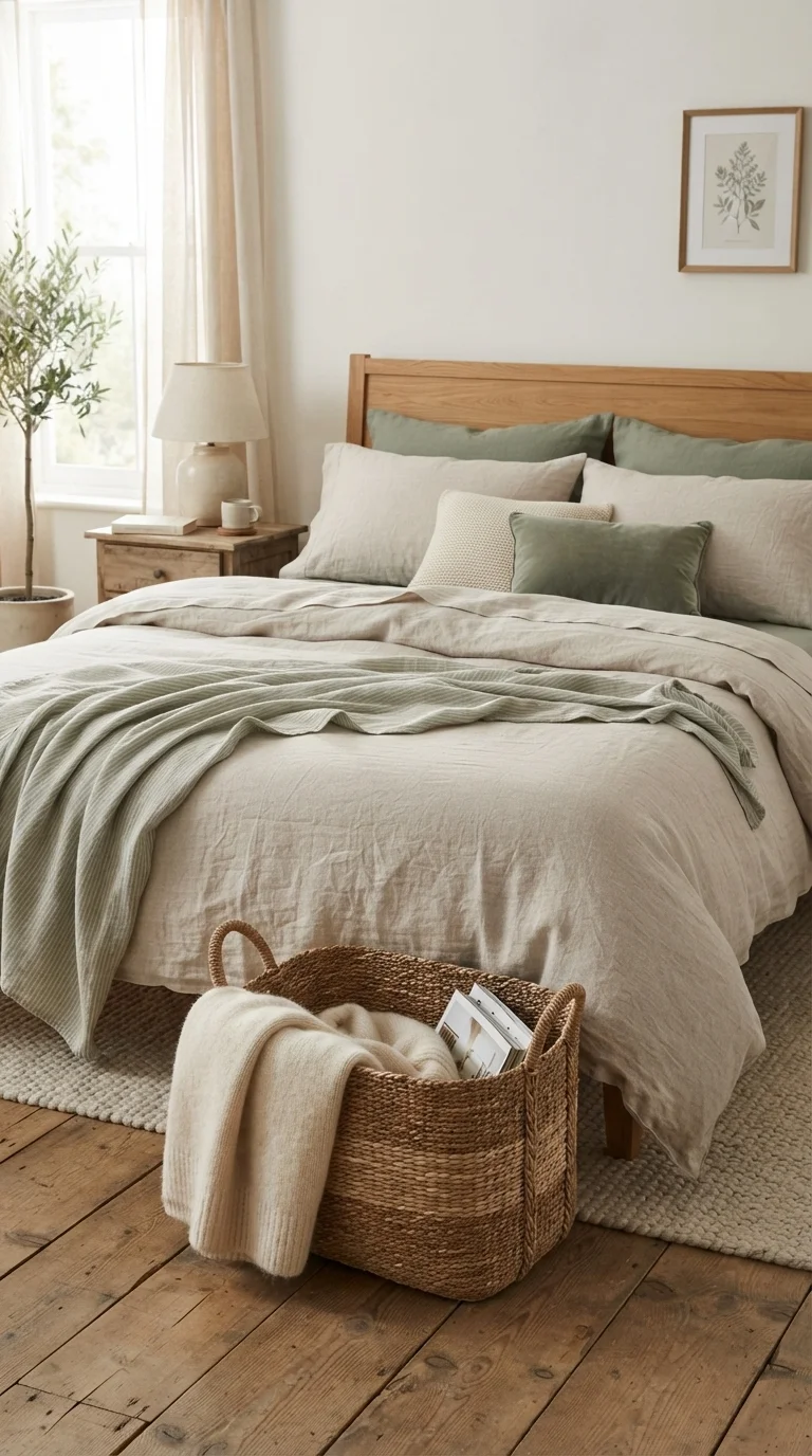 8. Refresh Linens for a Boutique Feel