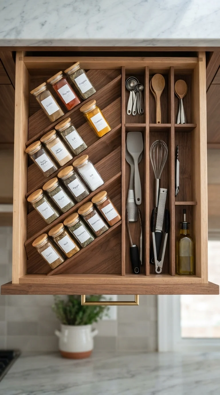 9. Deep Drawers Instead of Cupboards