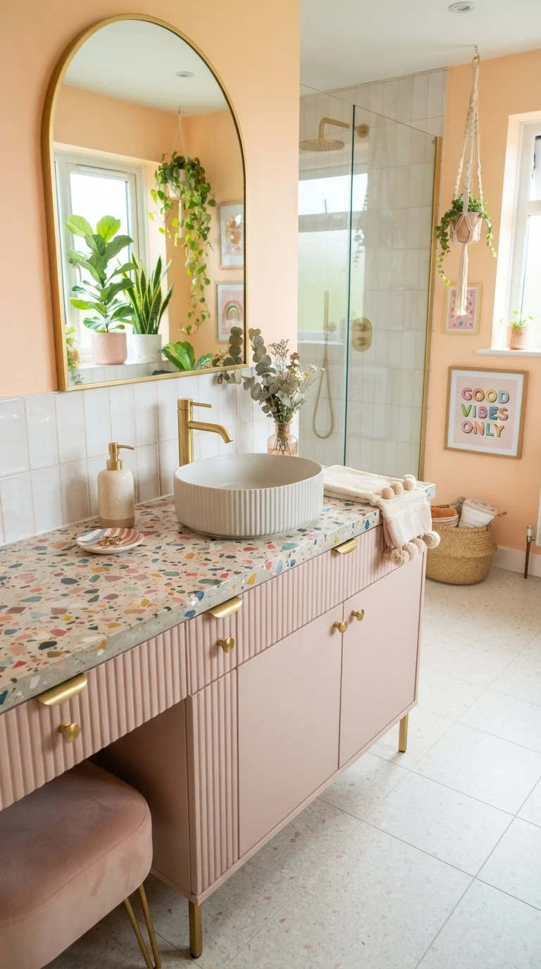 9. Terrazzo Topped Statement Pieces