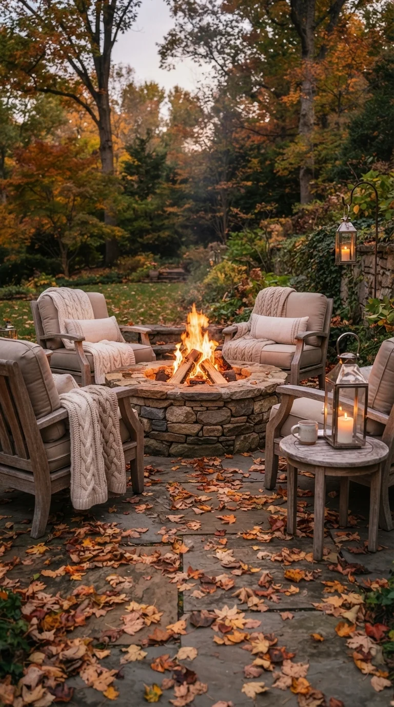 9 Fall Backyard Party Ideas 2026 for Cozy Gatherings 1. The Elevated Fire Pit Lounge