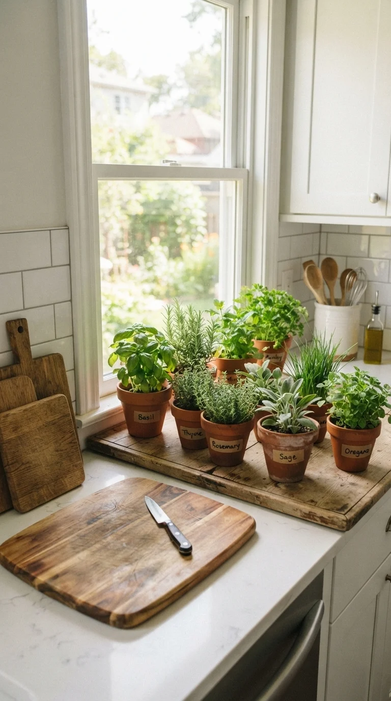 10. Indoor Greenery and Herbs
