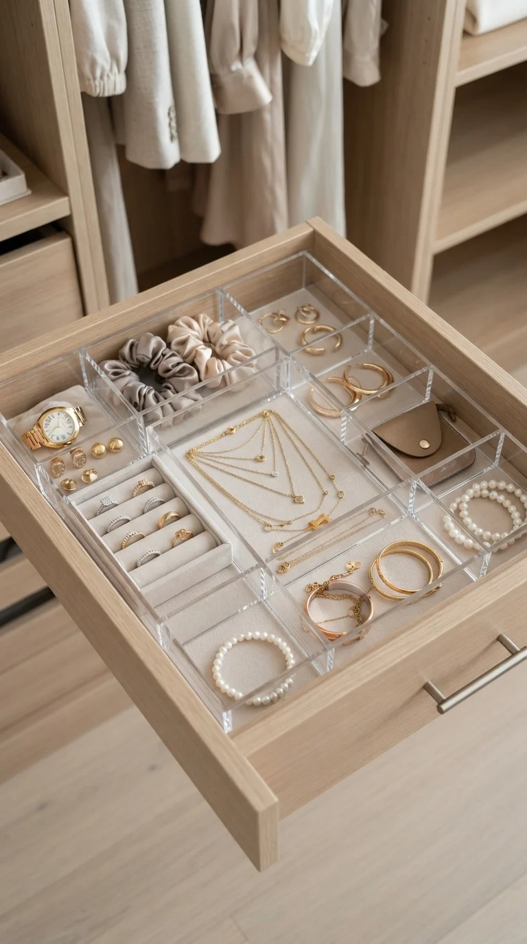 11. Clear Acrylic Drawer Dividers