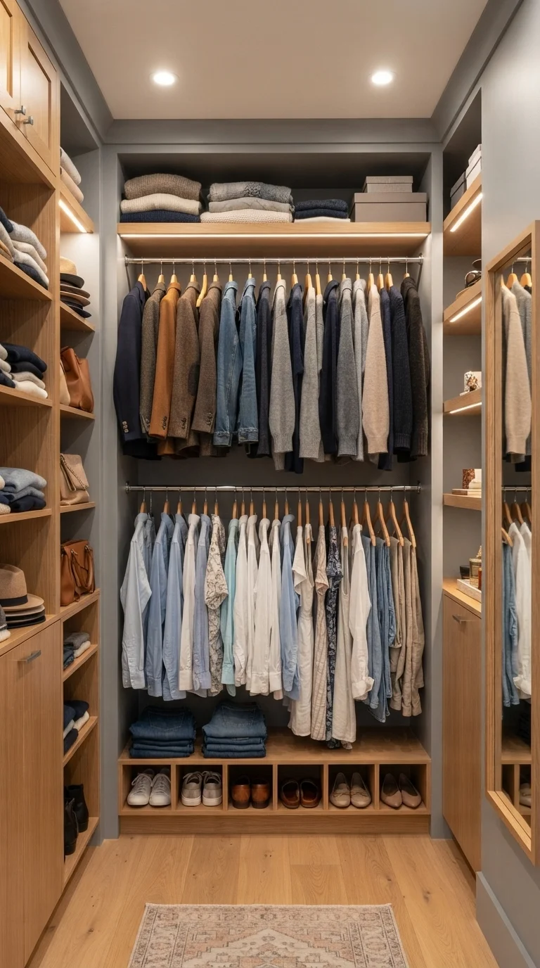 2. Double-Tiered Hanging Rod Systems