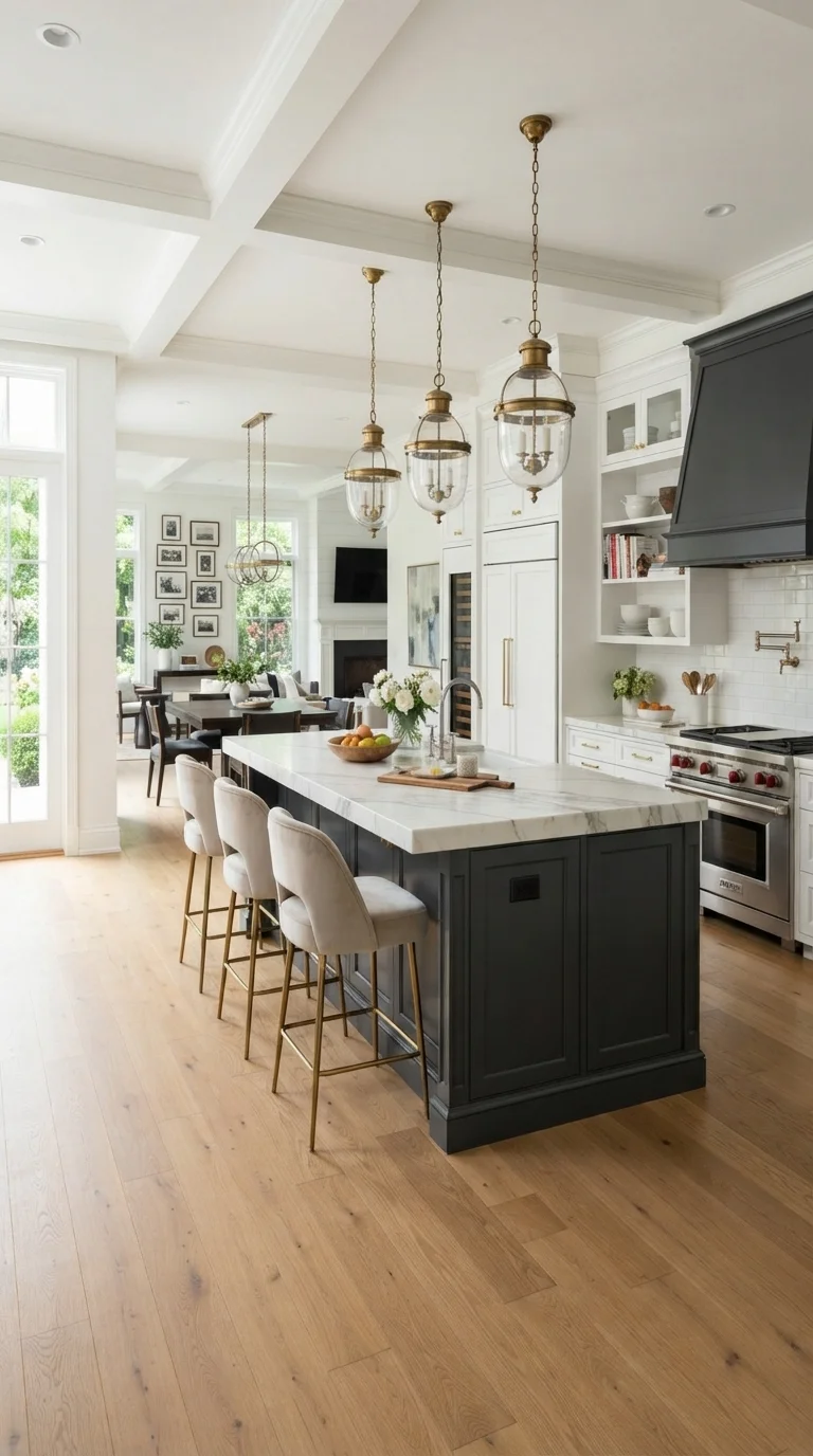 4. Dark Gray Island as a Focal Point