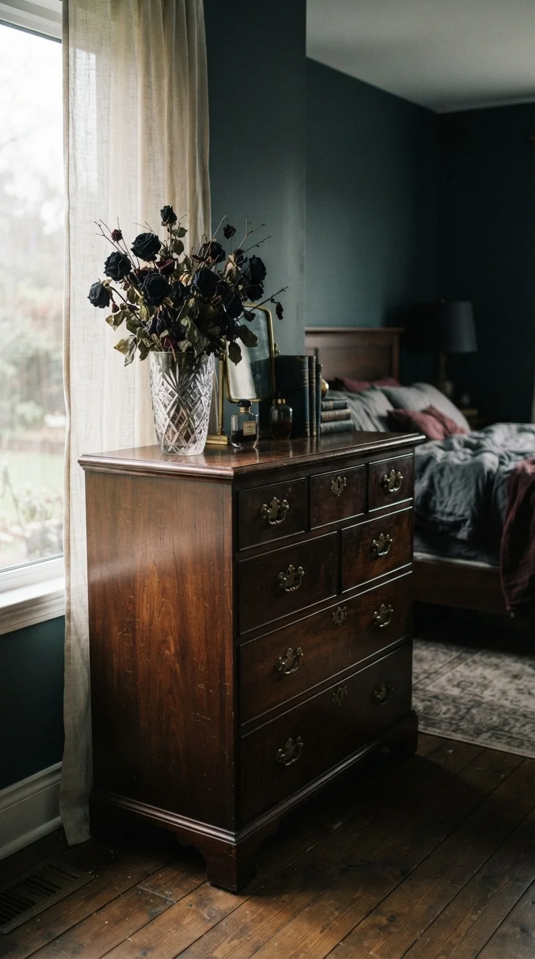 5. Incorporating Antique Wood Furniture