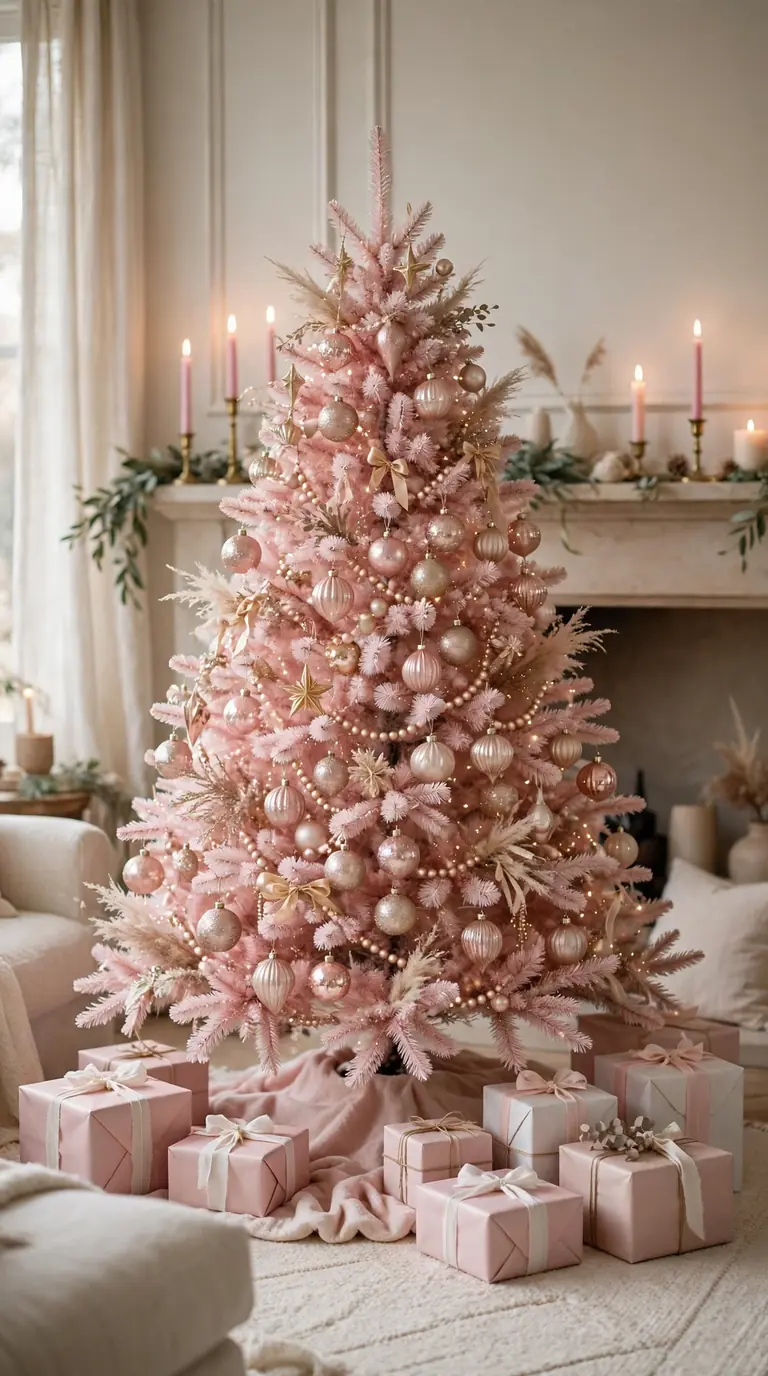 16 Pink Christmas Decor Ideas for a Pretty Holiday