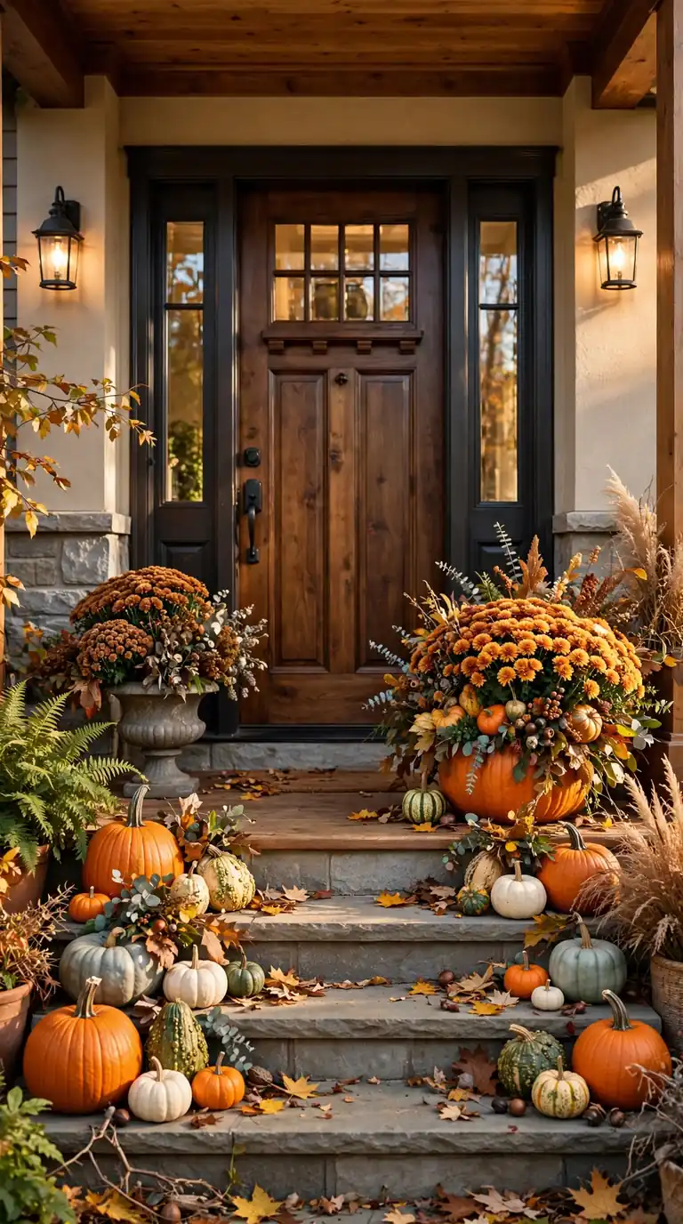 15 Fall Planter Ideas for a Warm, Welcoming Entry