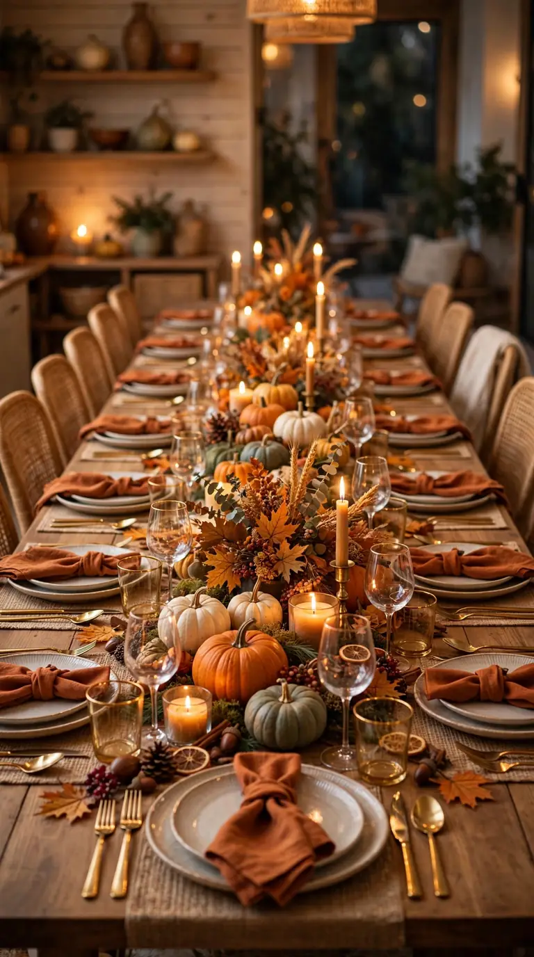 20 Thanksgiving Table Decor Ideas for a Warm Holiday