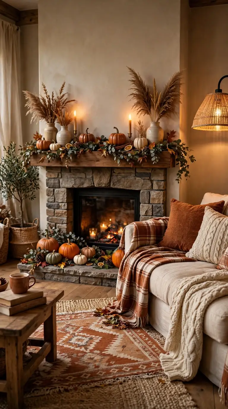 18 Fall Living Room Decor Ideas for a Cosy Autumn
